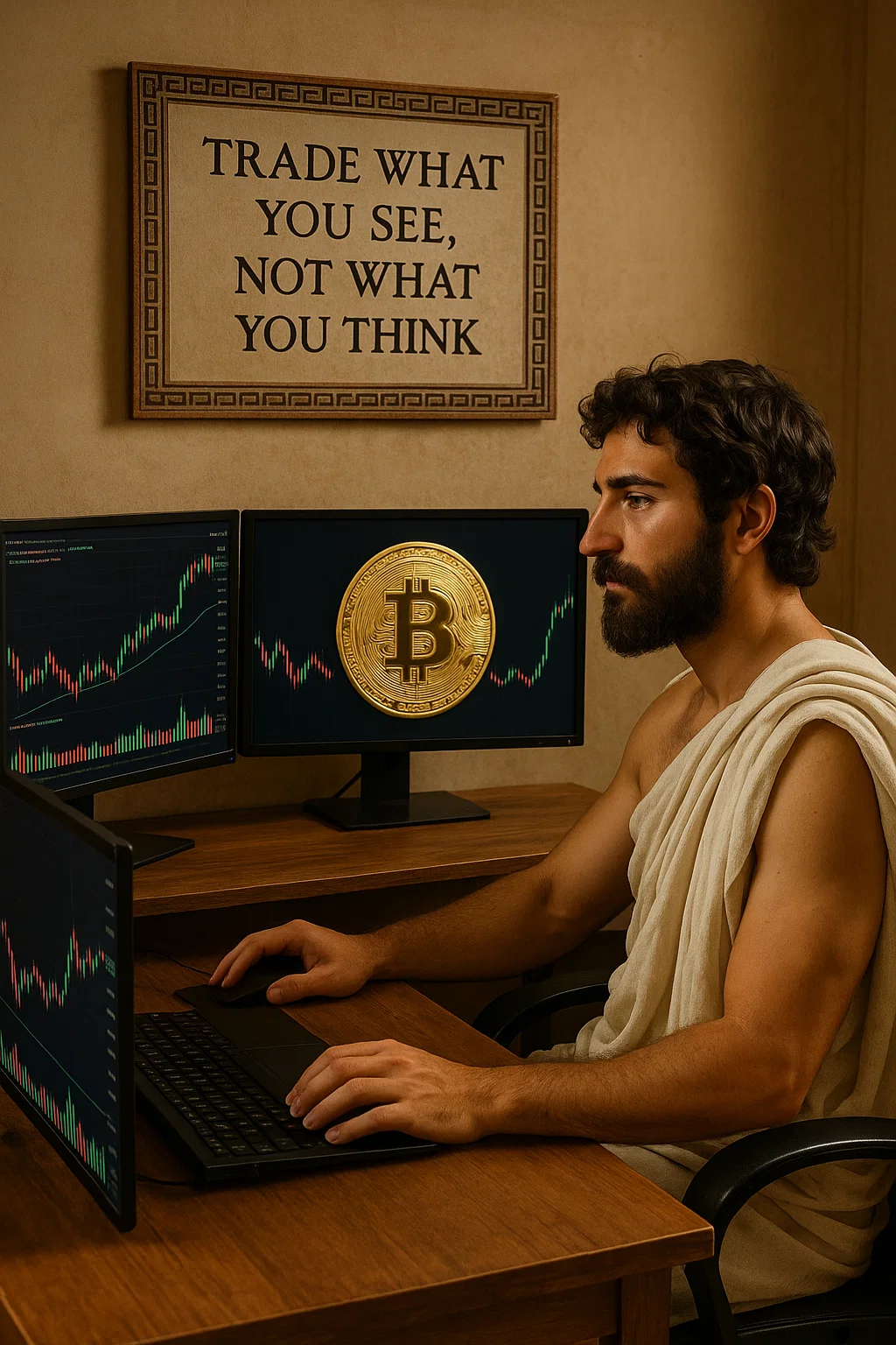 A conceptual image representing a Crypto ETF.